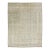Transitional Beige Handmade Wool and Silk Rug With Allover Design For Sale