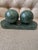 Vinage Green Marble Sphere Bookends For Sale - Image 9 of 9