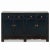 Chinese Double Sideboard in Dark Blue, 1920s For Sale - Image 4 of 9