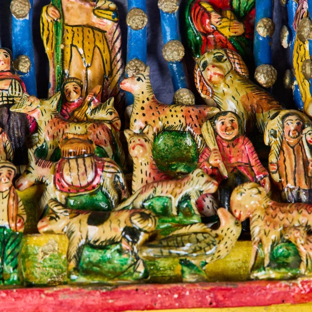 Folk Art Peruvian Retablo from the Evelyn Ackerman Estate For Sale - Image 3 of 12