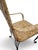 Late 20th Century French Bistro Style Wrought Iron & Maze-Woven Rattan Dining Suite, 5 Pc Set For Sale - Image 13 of 18