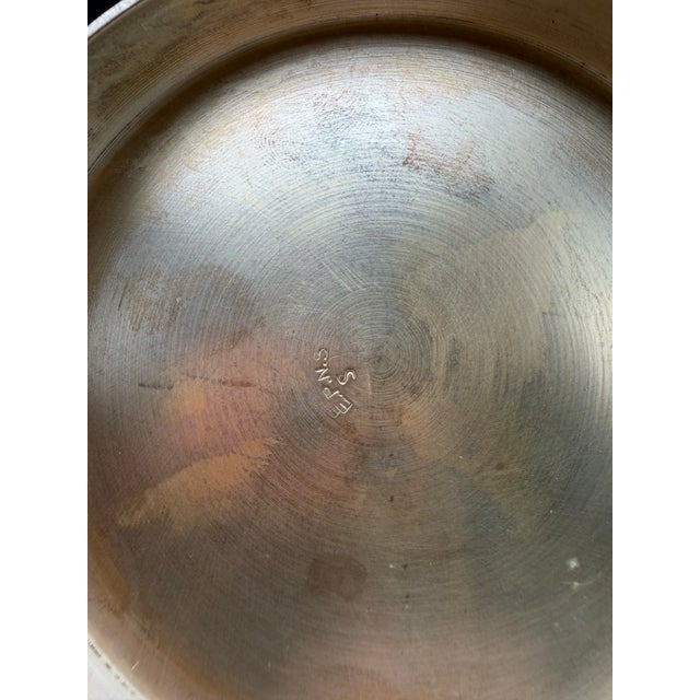 Metal Pair of Vintage Silverplate Coffee Pots For Sale - Image 7 of 8