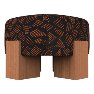 Collector Cassette Pouf in Marine Kuba by Alter Ego Studio For Sale