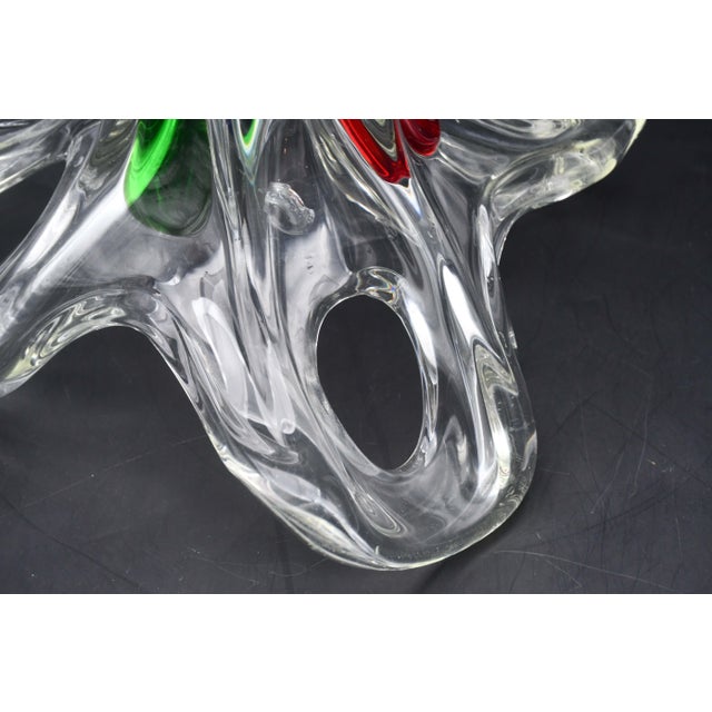 Midcentury Murano Glass Vase, 1970s For Sale - Image 9 of 12