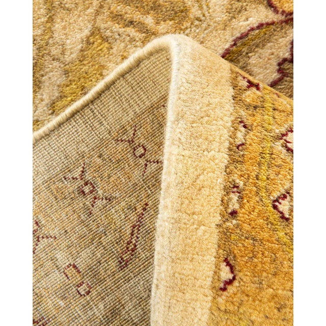 Vintage Moroccan Hand Knotted Wool Area Rug, Ivory - 6'1" X 9'3" For Sale In New York - Image 6 of 9