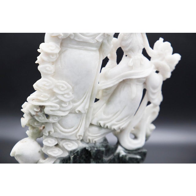 Chinese Jade Statue of a Confucian Sage For Sale - Image 10 of 11