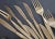 Vintage Nickel Bronze 54 Piece Flatware Set - For Sale - Image 9 of 12
