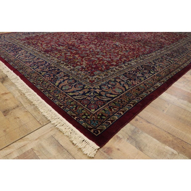 77541 Antique Indian Agra Rug with Victorian Renaissance Style 09'11 X 13'10. Rich in color with beguiling beauty, this...
