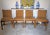 4 Mid-Century Lane Side Chairs With Multi Color Chenille For Sale - Image 11 of 11