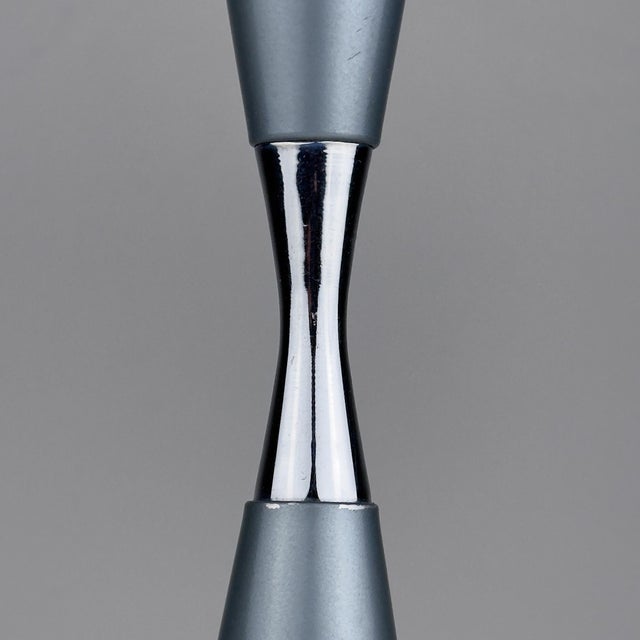 Industrial Grey Metal Desk Lamp, Italy, 1960s For Sale - Image 10 of 18