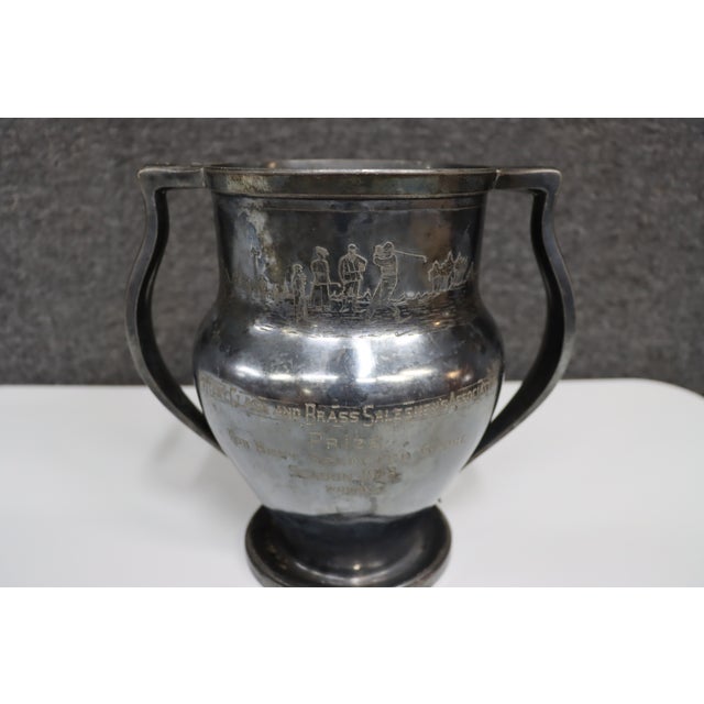913 Rodgers Brothers Silver-Plated Golf Trophy Cup For Sale - Image 4 of 14