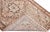 Beautiful vintage Persian distressed hand-knotted wool rug with a peach color field. This piece has brown and beige...