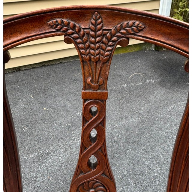 Early 20th Century Nice Hepplewhite Style Mahogany Armchair For Sale - Image 5 of 10