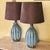 Turquoise Pottery Table Lamps – Mid‑Century Style, 32" - a Pair For Sale - Image 14 of 18