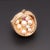 Vintage 14k Yellow Gold, Pearl, and Tourmaline Figural Easter Basket Charm For Sale - Image 14 of 17