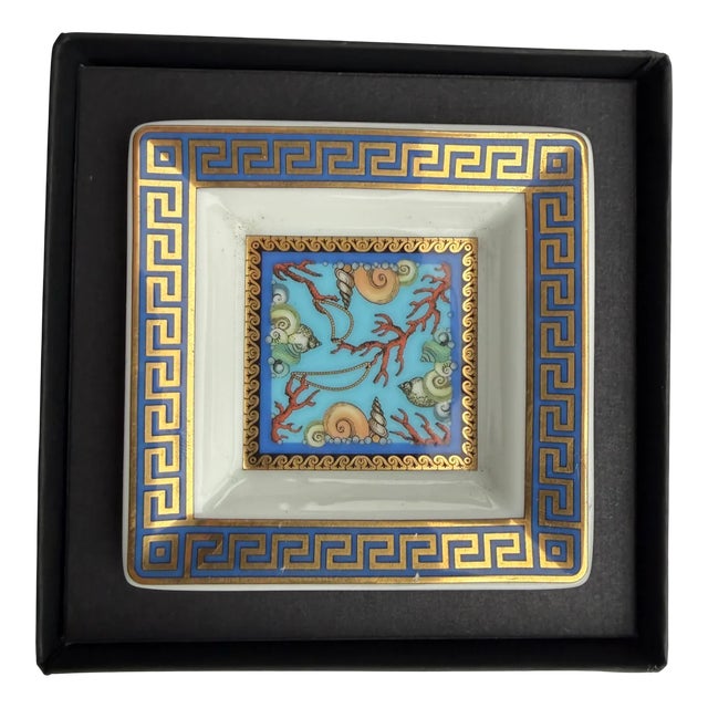 Mini Le Tresor de La Mer Ashtray by Versace for Rosenthal, 2003 For Sale