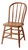 Antique Wood Windsor Bow Back Spindle Farmhouse Chair For Sale