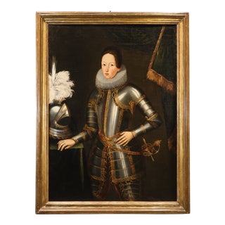 Workshop of Giusto (O Justus) Sustermans, Portrait of Ferdinand II De' Medici, 1650, Oil on Canvas, Framed For Sale