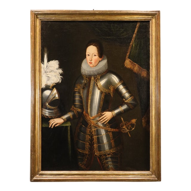 Workshop of Giusto (O Justus) Sustermans, Portrait of Ferdinand II De' Medici, 1650, Oil on Canvas, Framed For Sale