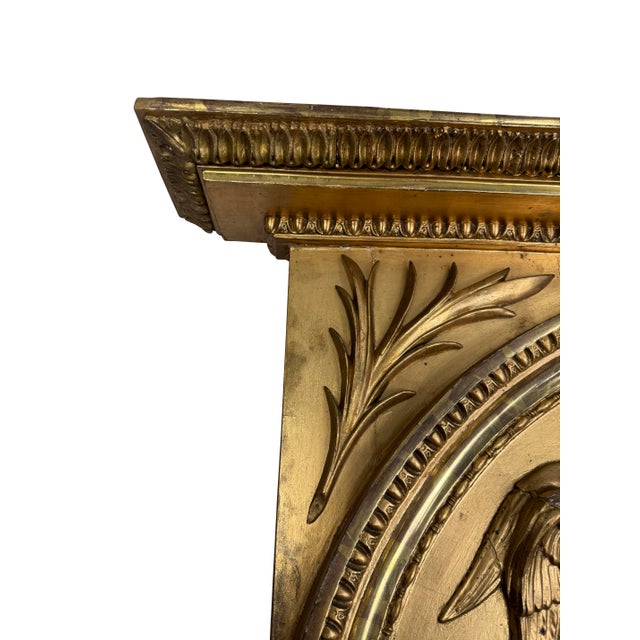 18th Century Swedish Neoclassical Gilt Pier Mirror For Sale In Boston - Image 6 of 12