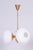 Mid-Century Chandelier in Brass and Glass by Kamenický Šenov, Czech, 1960s For Sale - Image 12 of 12