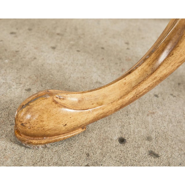 19th Century Georgian Bleached Mahogany Pie Crust Tripod Table For Sale - Image 11 of 13