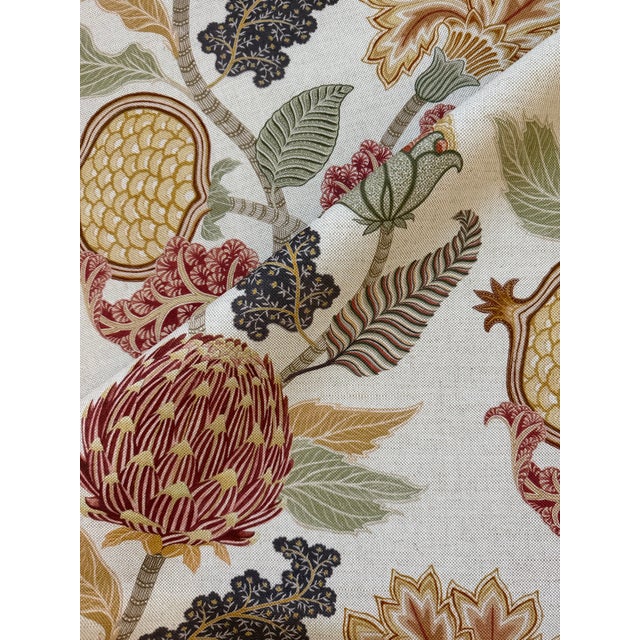Osborne and Little Cynara F8022 7 3/4 Yards Drapery Upholstery Linen Fabric For Sale In Raleigh - Image 6 of 6