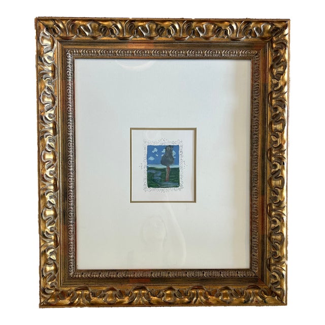 1930s Framed Landscape Lithograph For Sale
