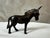 Brown Vintage Bronze Donkey Figurine, 1950 For Sale - Image 8 of 11