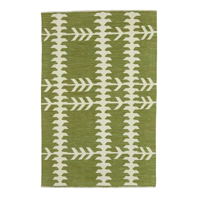 Turkish Kilim Oriental Handmade Flatweave 3' x 4'7" #18162 For Sale