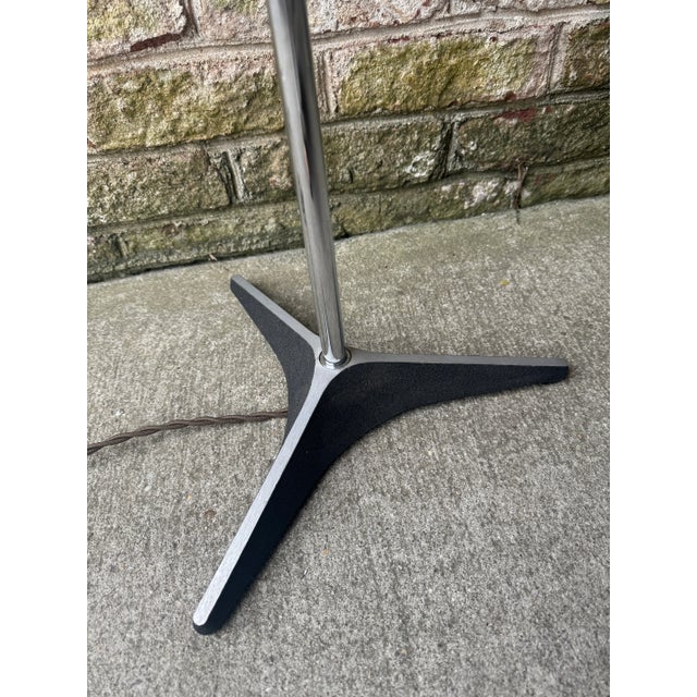 Vintage, Mid Century Modern Frank Ligttelijn for Raak Smoked Glass Orb Floor Lamp, Unmarked For Sale - Image 10 of 18