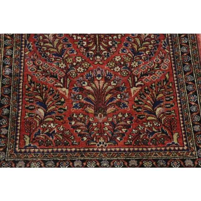 Early 20th Century Antique Persian Sarouk Rug, 02'02 X 04'00 For Sale - Image 5 of 10