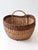 Vintage Large Wicker Gathering Basket For Sale - Image 15 of 15