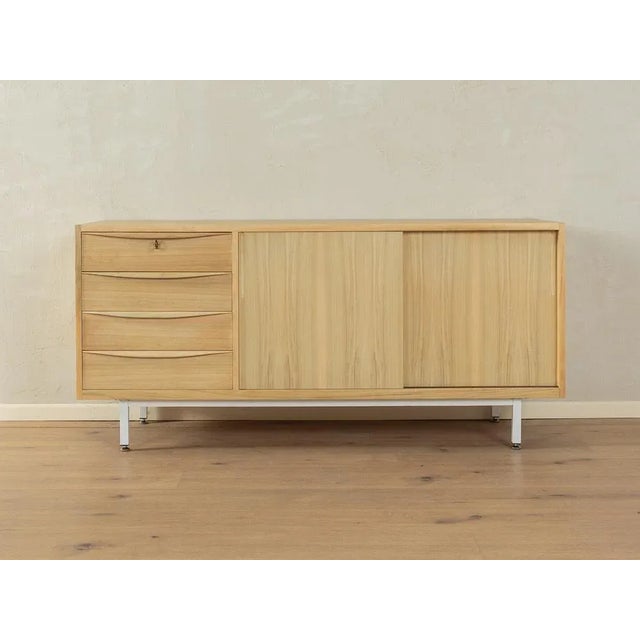 Vintage Walnut Sideboard, 1950s For Sale - Image 11 of 11