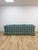 Vintage MCM Retro Plaid Sofa in Electric Blue and Green With Nailhead Trim For Sale - Image 10 of 13