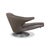 Parabolica Leather Armchair in Grey with Swivel Function by Leolux For Sale - Image 9 of 13