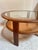 A rare mid century modern 2 tiered coffee table with cane by G Plan, circa 1960s. This piece is beautifully made with a...