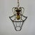 1950s Mid-Century Modern Italian Brass and Beveled Glass Lantern Pendant Light by Adolf Loos, 1950s For Sale - Image 5 of 7