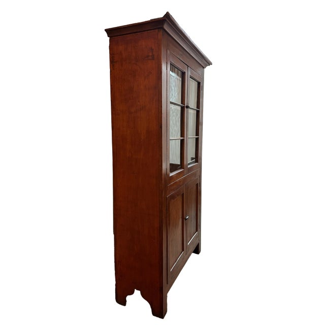 American 19th C. American Primitive Kentucky Jackson Press Cabinet For Sale - Image 3 of 12