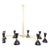 Variant 1960 Stilnovo Style Italian Diabolo Chandelier For Sale