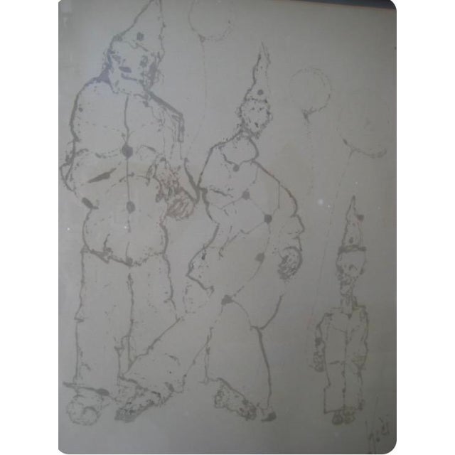 Rare Abstract Painting "Delusional" by Beat era Artist Frank Koci, San Francisco c.1960. Frank Koci, an active painter in...