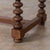 1940s French Wood and Woven Bobbin Stool For Sale - Image 10 of 13