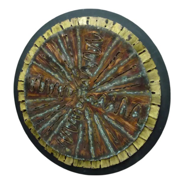 Decorative Copper Wall Artwork, 1970s For Sale