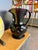 Amethyst Vintage Liberty Craftworks Black Amethyst Glass Lily Pad Pitcher Garrett Vilicich Signed For Sale - Image 8 of 14