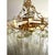 Contemporary Italian Champagne Tronchi Murano Glass Flush Mount in Venini Style by Simoeng for Simoeng For Sale - Image 3 of 9