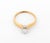 Contemporary 14k Yellow Gold, White Gold, & Diamond Solitaire Ring For Sale - Image 3 of 6
