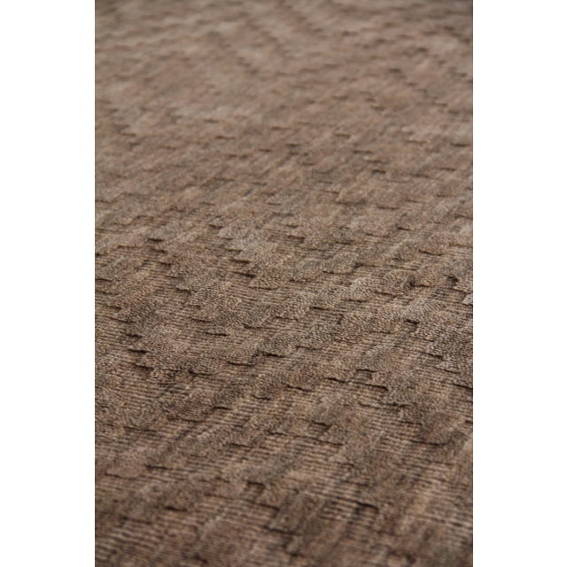 Not Yet Made - Made To Order Exquisite Rugs Sutton Hand loom Wool Flax Rug-10'x14' For Sale - Image 5 of 6