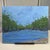 A Pond Brings Peace Acrylic Painting Unframed 8 X 10" Nature Theme Wall Art For Sale - Image 4 of 7