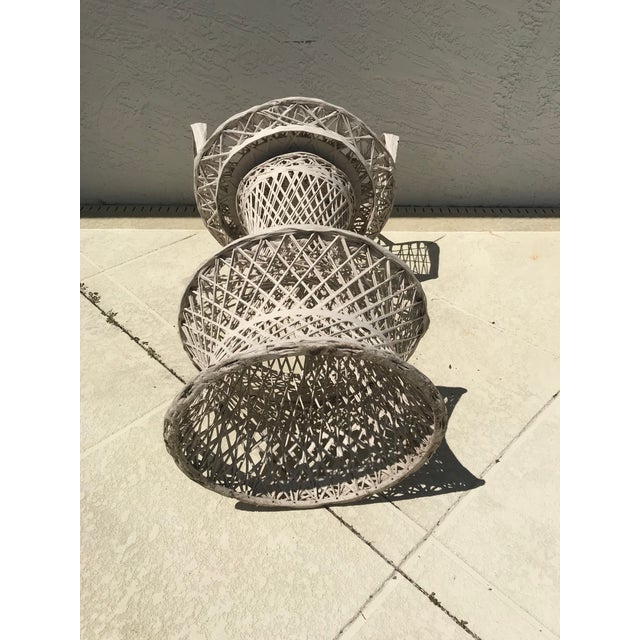 Mid 20th Century Mid Century Swivel Bar Stools Russell Woodard Style - a Pair For Sale In West Palm - Image 6 of 12