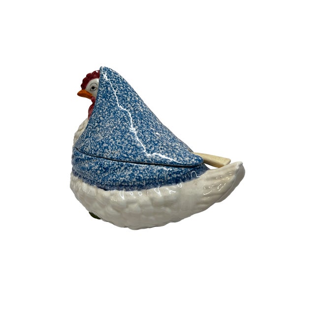 Vintage Ceramic Hen Soup Tureen For Sale In Atlanta - Image 6 of 9